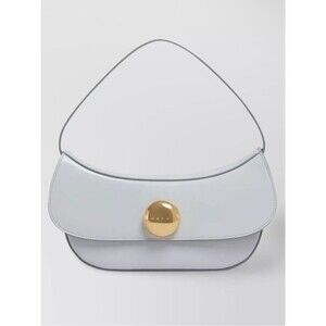 Marni Gray Leather Shoulder Bag